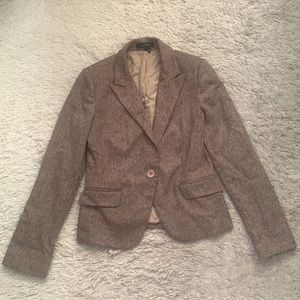 VINTAGE Brown Tweed Blazer